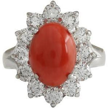 Afbeelding in Gallery-weergave laden, echte round diamant 16.50karaat ring vooraanzicht