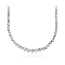 Afbeelding in Gallery-weergave laden, Witgouden 14K Ronde snede Sparkling 20,00 Ct Diamanten Damesketting - harrychadent.nl