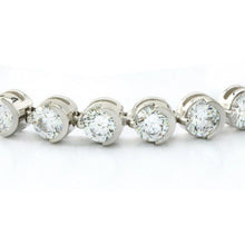 Afbeelding in Gallery-weergave laden, Witgouden 14K Prong Echt Diamonds Basic Tennisarmband 5,70 Karaat