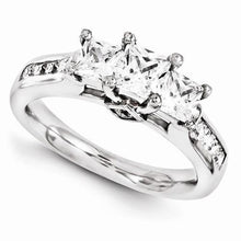 Afbeelding in Gallery-weergave laden, diamant drie stenen stijl ring 2,25 karaat vrouwen sieraden nieuw - harrychadent.nl