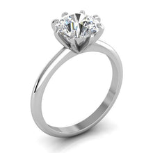 Afbeelding in Gallery-weergave laden, diamanten solitaire ring oude mijn Geslepen 2 karaat klassiek witgoud 14K - harrychadent.nl