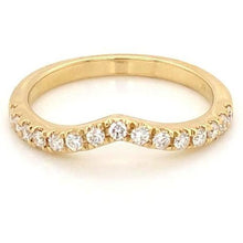 Afbeelding in Gallery-weergave laden, diamanten trouwring 1 karaat griffenzetting vrouwen fijne sieraden - harrychadent.nl