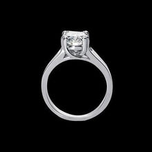 Afbeelding in Gallery-weergave laden, ovale 2.01 karaat diamanten solitaire verlovingsring wit goud 14K - harrychadent.nl