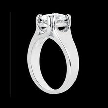 Afbeelding in Gallery-weergave laden, ovale 2.01 karaat diamanten solitaire verlovingsring wit goud 14K - harrychadent.nl