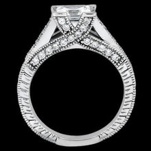 Afbeelding in Gallery-weergave laden, prinses centrum diamant 1.51 karaat antieke stijl verlovingsring - harrychadent.nl