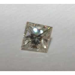 0,90 karaat prinsesgeslepen losse natuurlijke diamant uit de aarde, F VS1