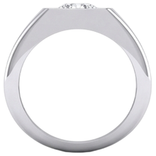 Afbeelding in Gallery-weergave laden, 1 Karaat F VS1 Diamanten Heren Solitaire Ring 14K Witgoud

