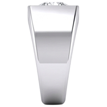 Afbeelding in Gallery-weergave laden, 1 Karaat F VS1 Diamanten Heren Solitaire Ring 14K Witgoud
