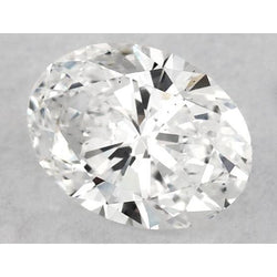 1 Karaat Ovale Natuurlijke, uit de aarde gedolven Diamant (Los) – E VVS1 – Zeer Goede Slijping