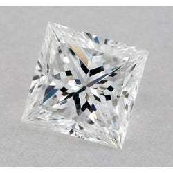 1 karaat prinsesdiamant, natuurlijke diamant uit de aarde, losse diamant, F VS1, uitstekende slijpvorm.