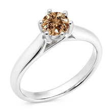 Afbeelding in Gallery-weergave laden, 1 karaat edelsteen Natuurlijke echte diamanten ( niet in een laboratorium gekweekt ) solitaire jubileumring
