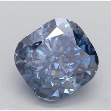 Afbeelding in Gallery-weergave laden, Cushion Royal Blue Saffier ring in Gold – hoofdaanzicht
