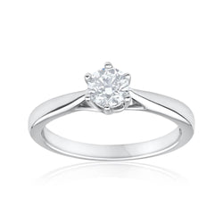 1.50 Ct Rond Geslepen Echt Diamanten Solitaire Trouwring