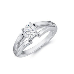 1.50 Ct Solitaire Sprankelende Ronde Geslepen Echt Diamanten Verlovingsring