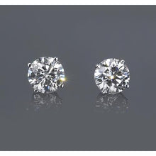 Afbeelding in Gallery-weergave laden, 1.50 Karaat Echt Diamant Solitaire Stud Earring
