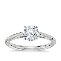 1.50 Karaat Prachtige Ronde Geslepen Echt Diamanten Solitaire Ring