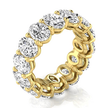 Afbeelding in Gallery-weergave laden, Op maat gemaakt Eternity Band 10,50 karaat – zijaanzicht
