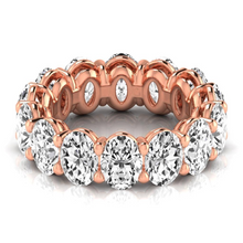 Afbeelding in Gallery-weergave laden, Fijne Diamant Eternity Band – vooraanzicht
