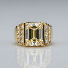 Afbeelding in Gallery-weergave laden, Premium Fijne Diamant Heren Ring 8 karaat – hoofdaanzicht
