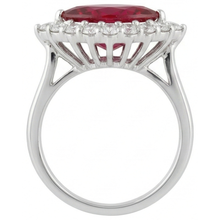 Afbeelding in Gallery-weergave laden, Labgekweekte Robijn Ring 10.50ct - Witgoud 14K
