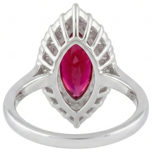 Afbeelding in Gallery-weergave laden, Labgekweekte Robijn Ring 10.50ct - Witgoud 14K
