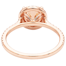 Afbeelding in Gallery-weergave laden, 10,75 ct Solitaire met accent Morganite en Natuurlijke echte diamanten ( niet in een laboratorium gekweekt ) ring goud 14k
