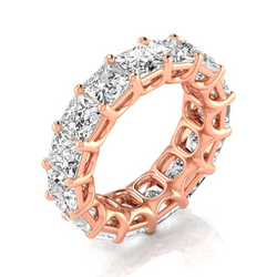 Handgemaakte Fijne Diamant Eternity Band 11,25 karaat door