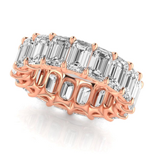 Afbeelding in Gallery-weergave laden, Verblindend Fijne Diamant Eternity Band 12,75 karaat – zijaanzicht
