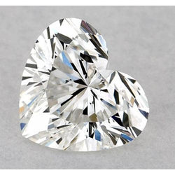 1,25 karaat hartvormige natuurlijke diamant, gewonnen uit de aarde, losse diamant, F VS1, zeer goede slijping.