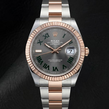 Afbeelding in Gallery-weergave laden, 126331 Rolex herenhorloge tweekleurige goudgrijze wijzerplaat, 18K

