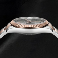 Afbeelding in Gallery-weergave laden, 126331 Rolex herenhorloge tweekleurige goudgrijze wijzerplaat, 18K
