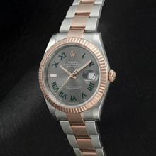 Afbeelding in Gallery-weergave laden, 126331 Rolex herenhorloge tweekleurige goudgrijze wijzerplaat, 18K
