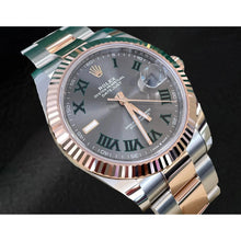 Afbeelding in Gallery-weergave laden, Rolex herenhorloge tweekleurige
