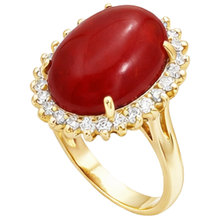 Afbeelding in Gallery-weergave laden, echte round diamant 13.25karaat ring bovenaanzicht
