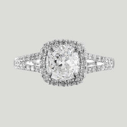 Natuurlijke Diamanten Ring 5.50ct - Witgoud 14K