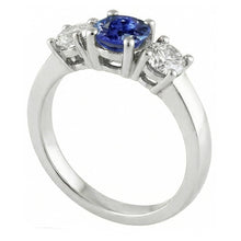 Afbeelding in Gallery-weergave laden, echte round diamant 2.50karaat ring bovenaanzicht
