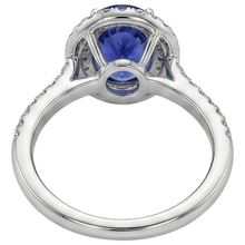 Afbeelding in Gallery-weergave laden, 14K witgoud 7,25 karaat tanzaniet met Natuurlijke echte diamanten ( niet in een laboratorium gekweekt ) ring
