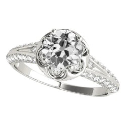Natuurlijke Diamanten Ring 6ct - Witgoud 14K