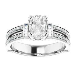 Natuurlijke Diamanten Ring 6.25ct - Witgoud 14K
