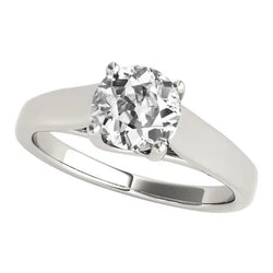 Natuurlijke Diamanten Ring 2.50ct - Witgoud 14K