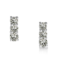Diamant Oorbellen 1 karaat G/VS1 – 14K Witgoud