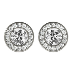 Diamant Oorstekers – 14 Karaat Witgoud 6,50 karaat