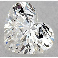 1,5 karaat hartvormige natuurlijke diamant, gewonnen uit de aarde, losse diamant, F VS1, zeer goede slijping.