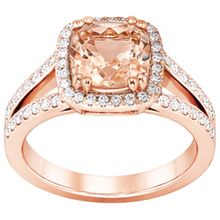 Afbeelding in Gallery-weergave laden, echte round morganiet 12.75karaat ring close-up detail
