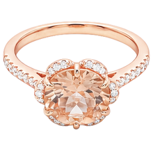 Afbeelding in Gallery-weergave laden, echte round morganiet 15.25karaat ring bovenaanzicht
