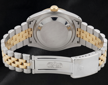 Afbeelding in Gallery-weergave laden, 16233 Rolex Datejust 36mm Grijze Diamanten Wijzerplaat Tweekleurig Horloge
