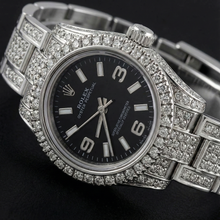 Afbeelding in Gallery-weergave laden, 176200 Rolex Oester Doorlopend ijskoud 26 mm dameshorloge
