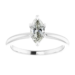 Luxe Diamant Solitaire Verlovingsring – 1 karaat 14K Witgoud