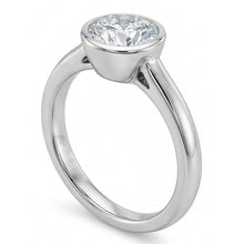 Afbeelding in Gallery-weergave laden, 1,20 Ct Ronde Ring Set Echt Diamanten Bruiloft Solitaire Ring Wit Goud 14K
