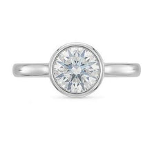 Afbeelding in Gallery-weergave laden, 1,20 Ct Ronde Ring Set Echt Diamanten Bruiloft Solitaire Ring Wit Goud 14K
